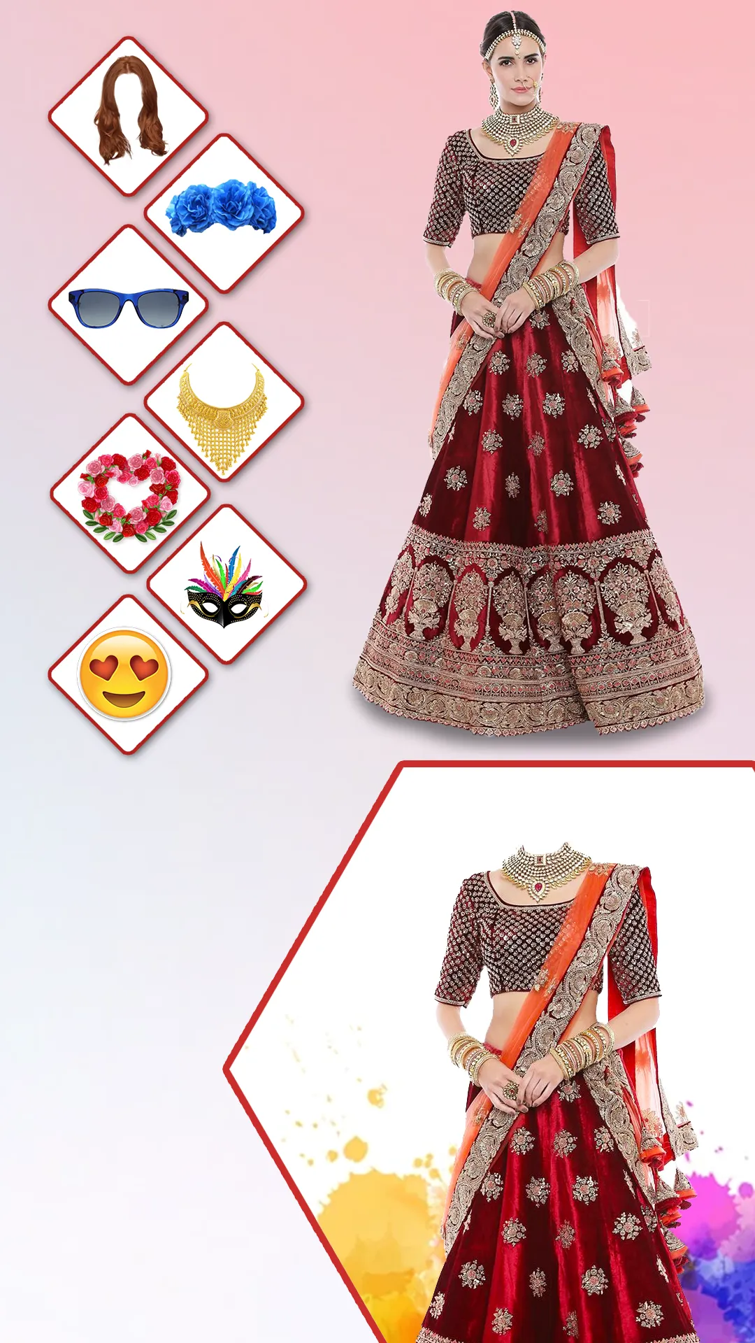 Women Lehenga Choli Photo Suit | Indus Appstore | Screenshot