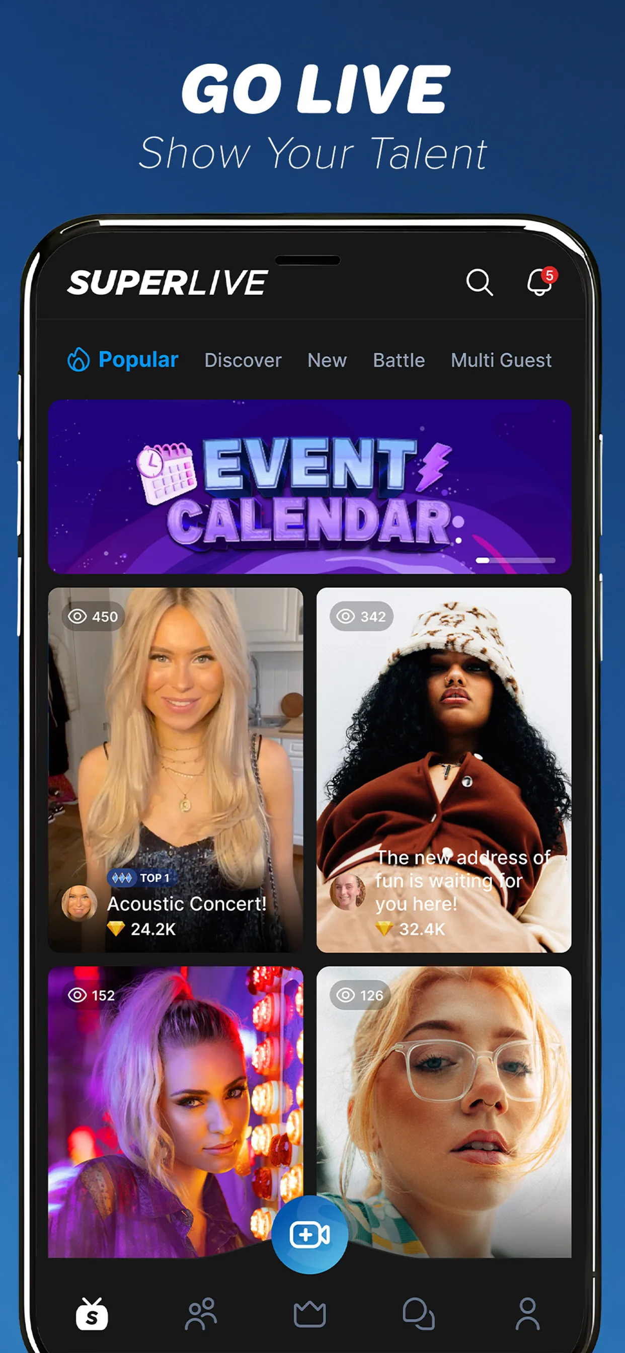 SuperLive- Live Stream & Chat | Indus Appstore | Screenshot
