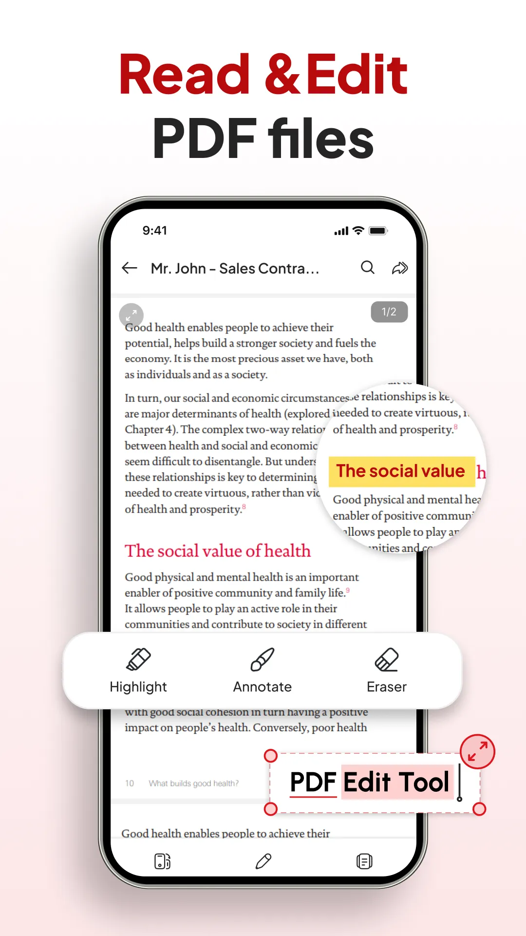 PDF Reader – Document Editor | Indus Appstore | Screenshot