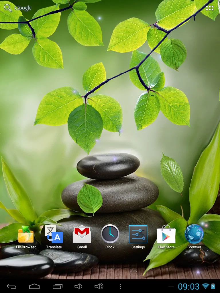 Leaf Live Wallpaper | Indus Appstore | Screenshot