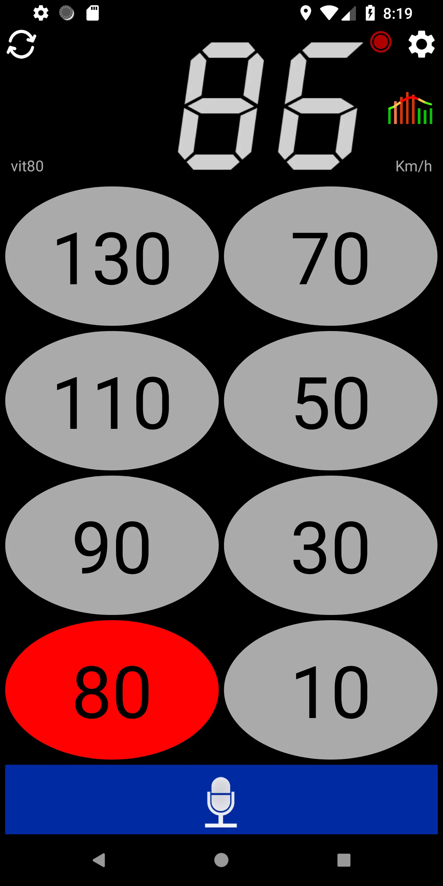 Speed alarm | Indus Appstore | Screenshot