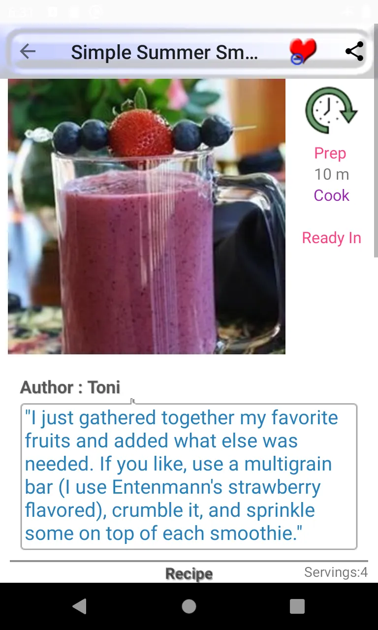 Smoothies: Juice recipe | Indus Appstore | Screenshot