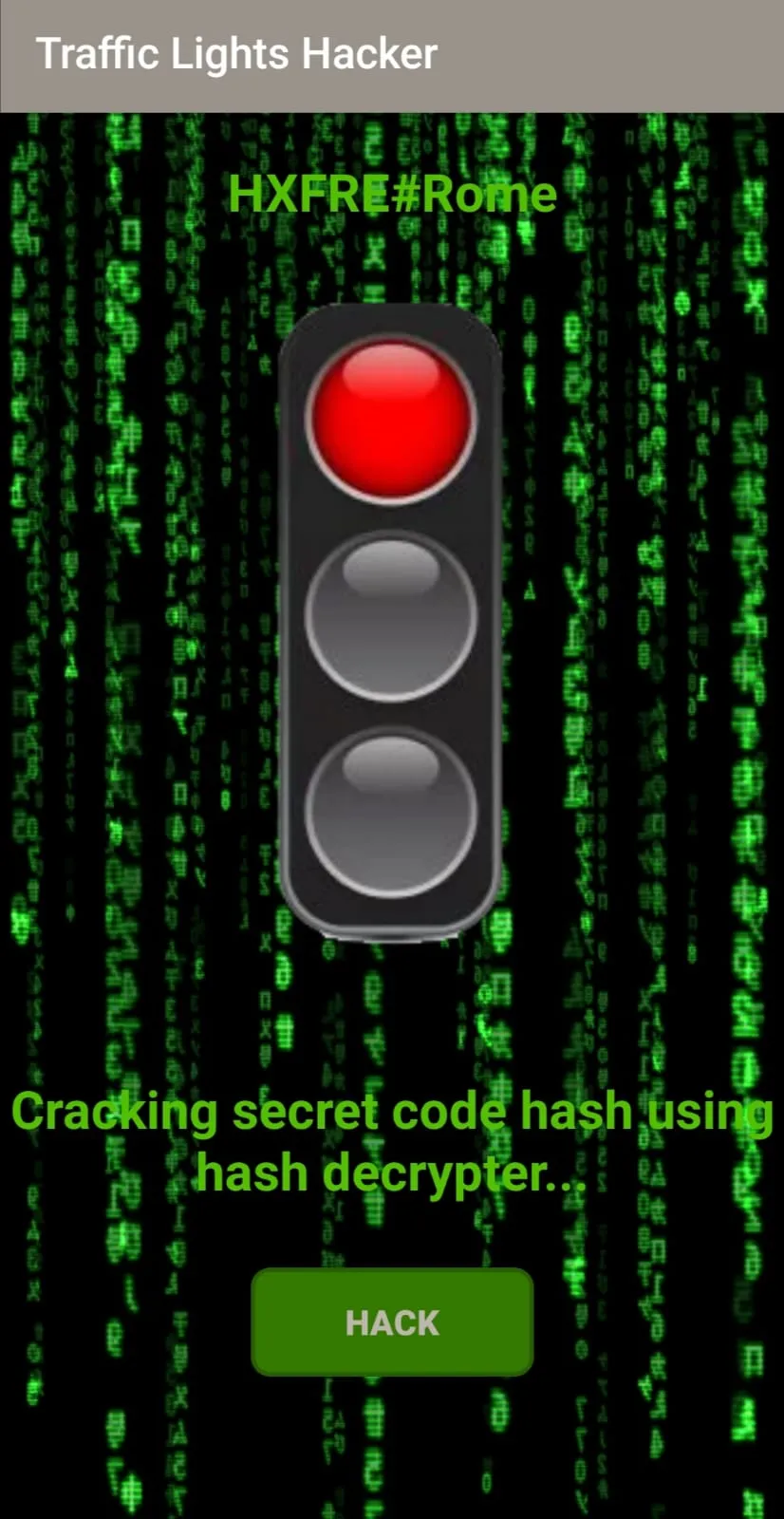 Traffic Lights Hacker Prank | Indus Appstore | Screenshot