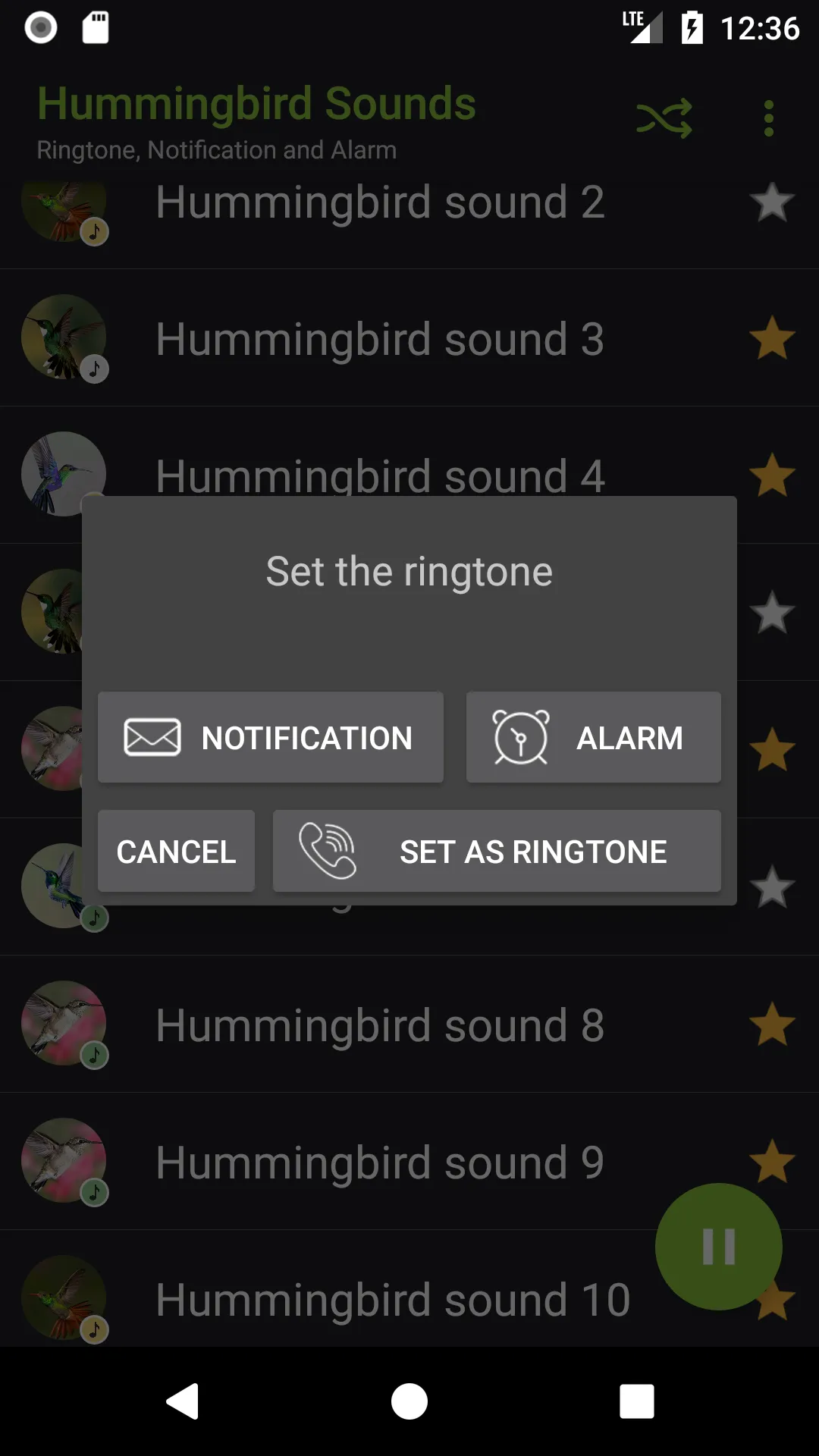 Hummingbird Sounds | Indus Appstore | Screenshot