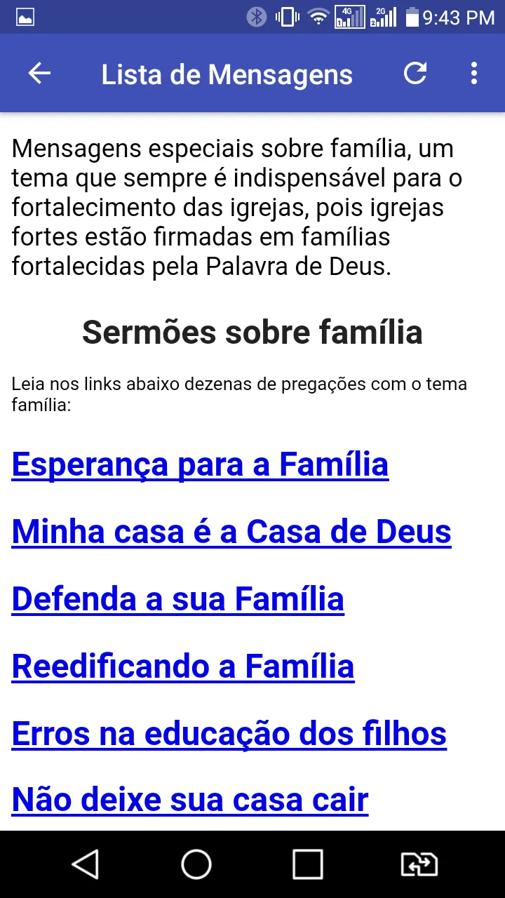 Pregações para a Família | Indus Appstore | Screenshot