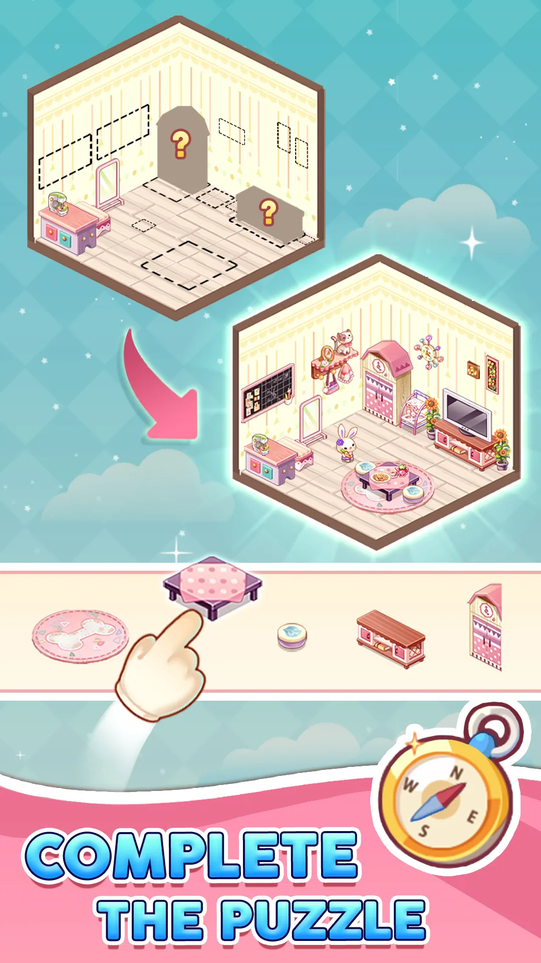 Kawaii Puzzle: Unpacking Decor | Indus Appstore | Screenshot