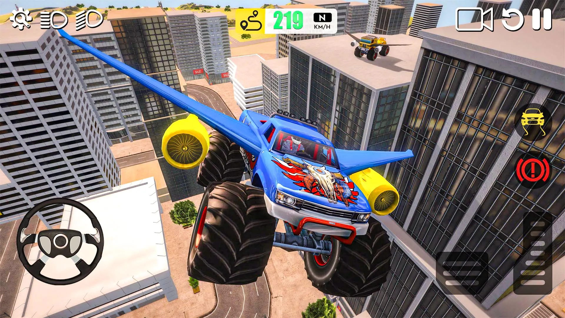 Flying Car Games 3D Simulator | Indus Appstore | Screenshot