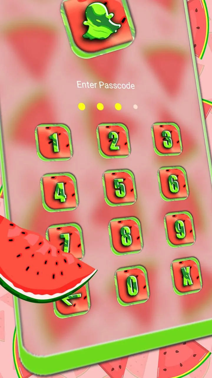 Watermelon Slices Theme | Indus Appstore | Screenshot