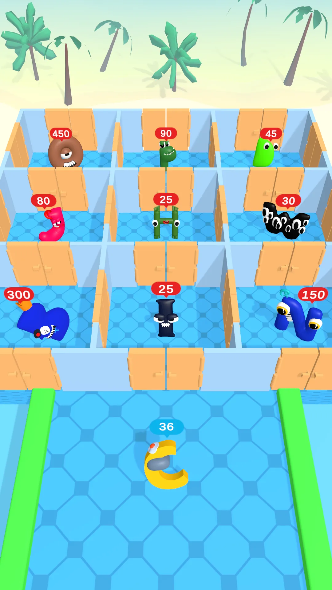 Merge alphabet run - Maze room | Indus Appstore | Screenshot