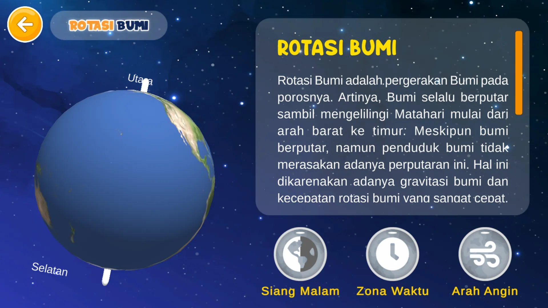 Bumi Kita dalam Tata Surya 3D | Indus Appstore | Screenshot