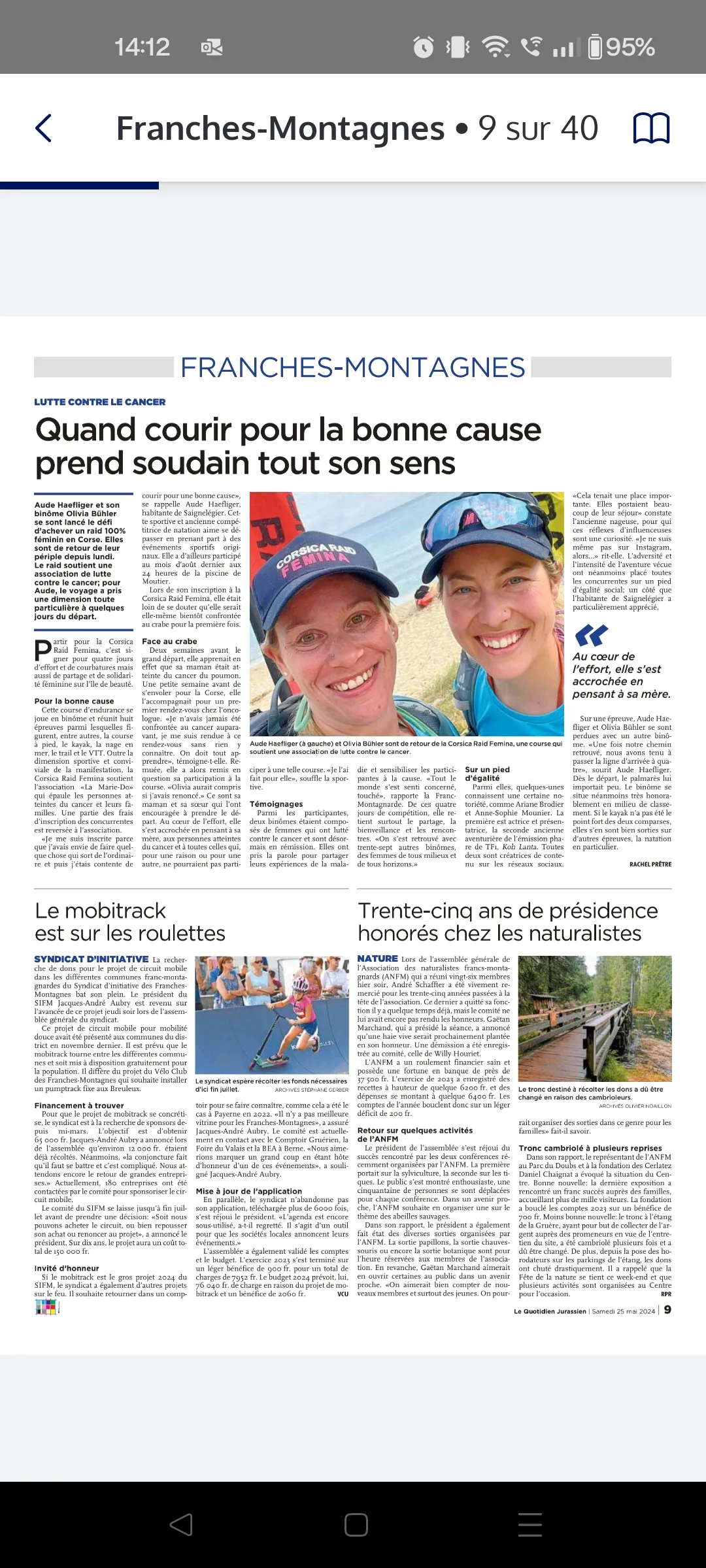 Le Quotidien Jurassien | Indus Appstore | Screenshot