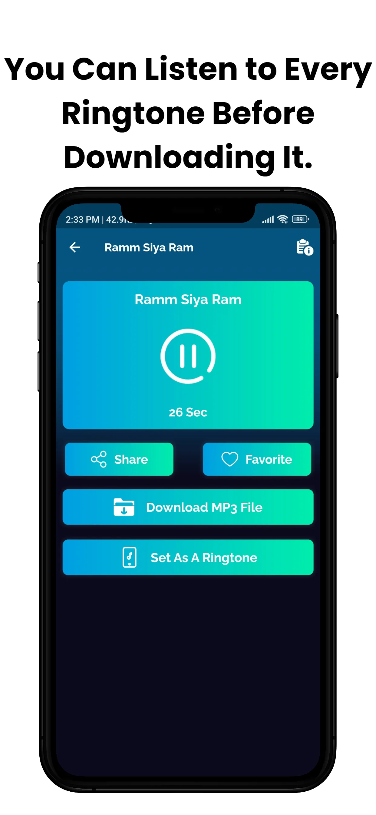 Jai Shree Ram Ringtone श्रीराम | Indus Appstore | Screenshot