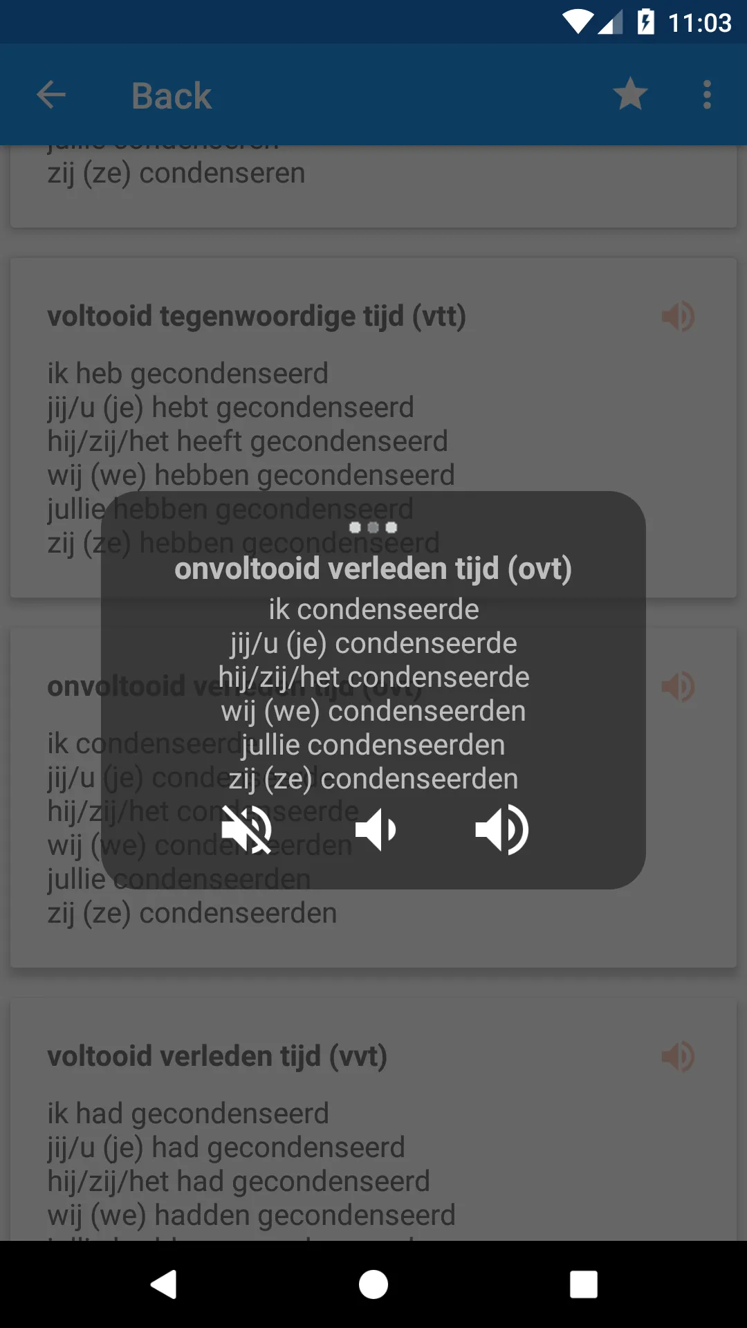 Dutch Conjugation | Indus Appstore | Screenshot