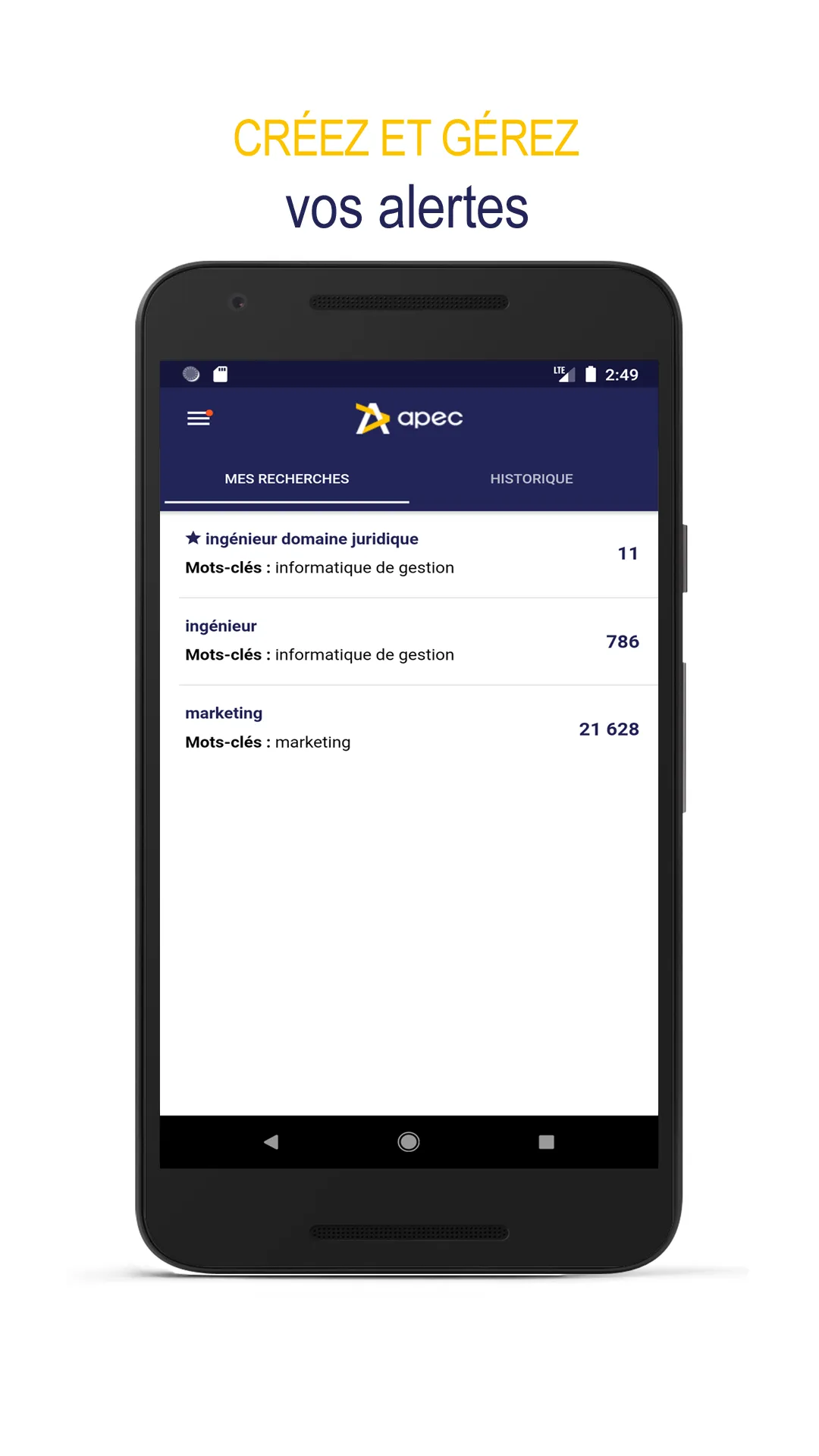 Apec : offres d’emploi cadre | Indus Appstore | Screenshot