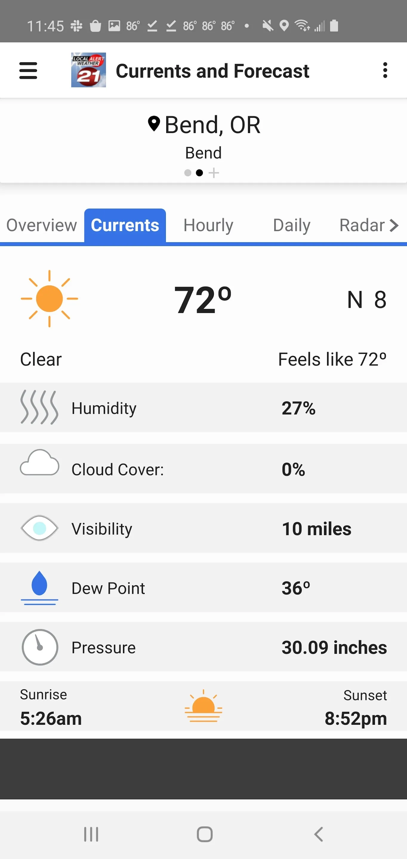 KTVZ NewsChannel 21 Weather | Indus Appstore | Screenshot