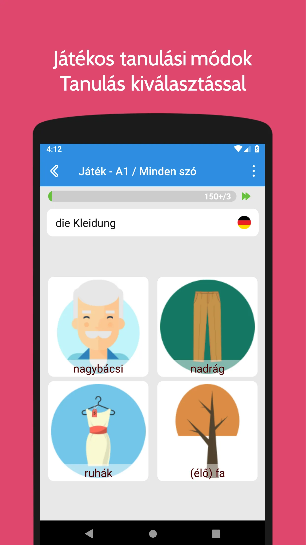 Wordzie Német Szótanító | Indus Appstore | Screenshot