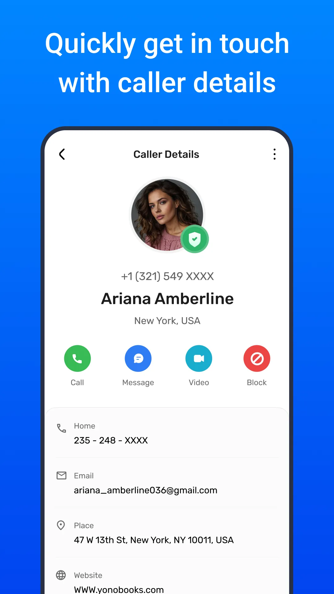 Caller ID Name & Location | Indus Appstore | Screenshot