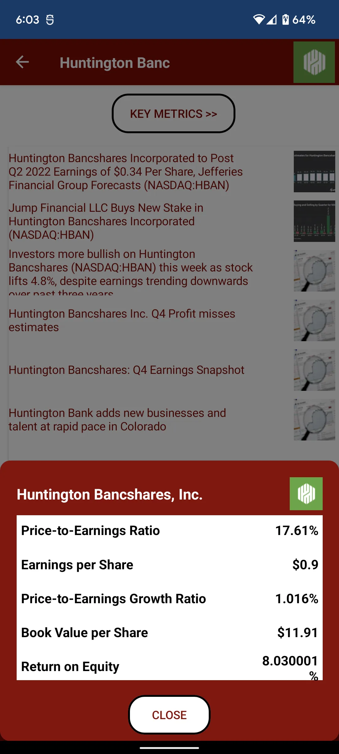 Sector Glance | Indus Appstore | Screenshot