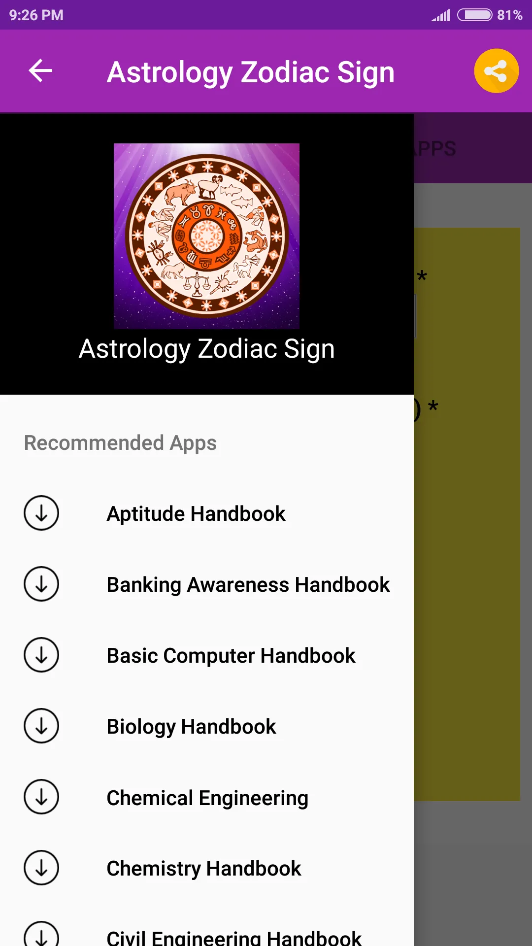 Find Zodiac Sign | Indus Appstore | Screenshot