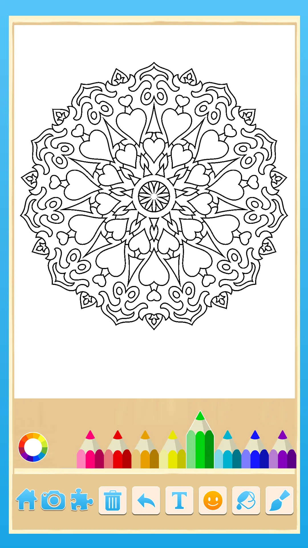 My Coloring Book Mandala | Indus Appstore | Screenshot