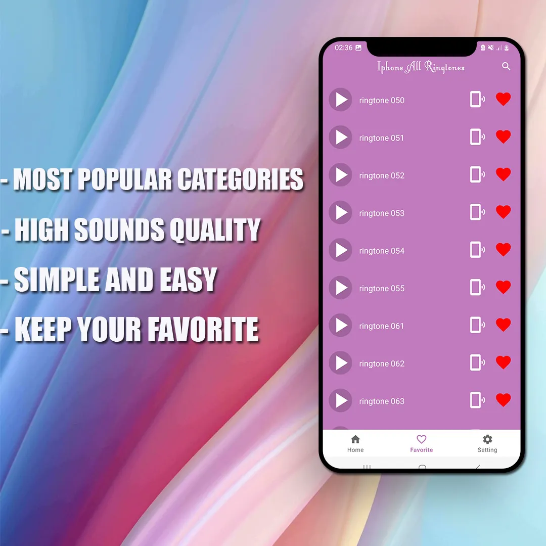 iPhone All Ringtones | Indus Appstore | Screenshot