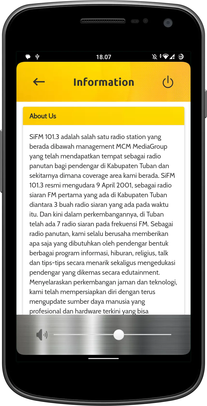 Official SiFM 101.3 Tuban | Indus Appstore | Screenshot