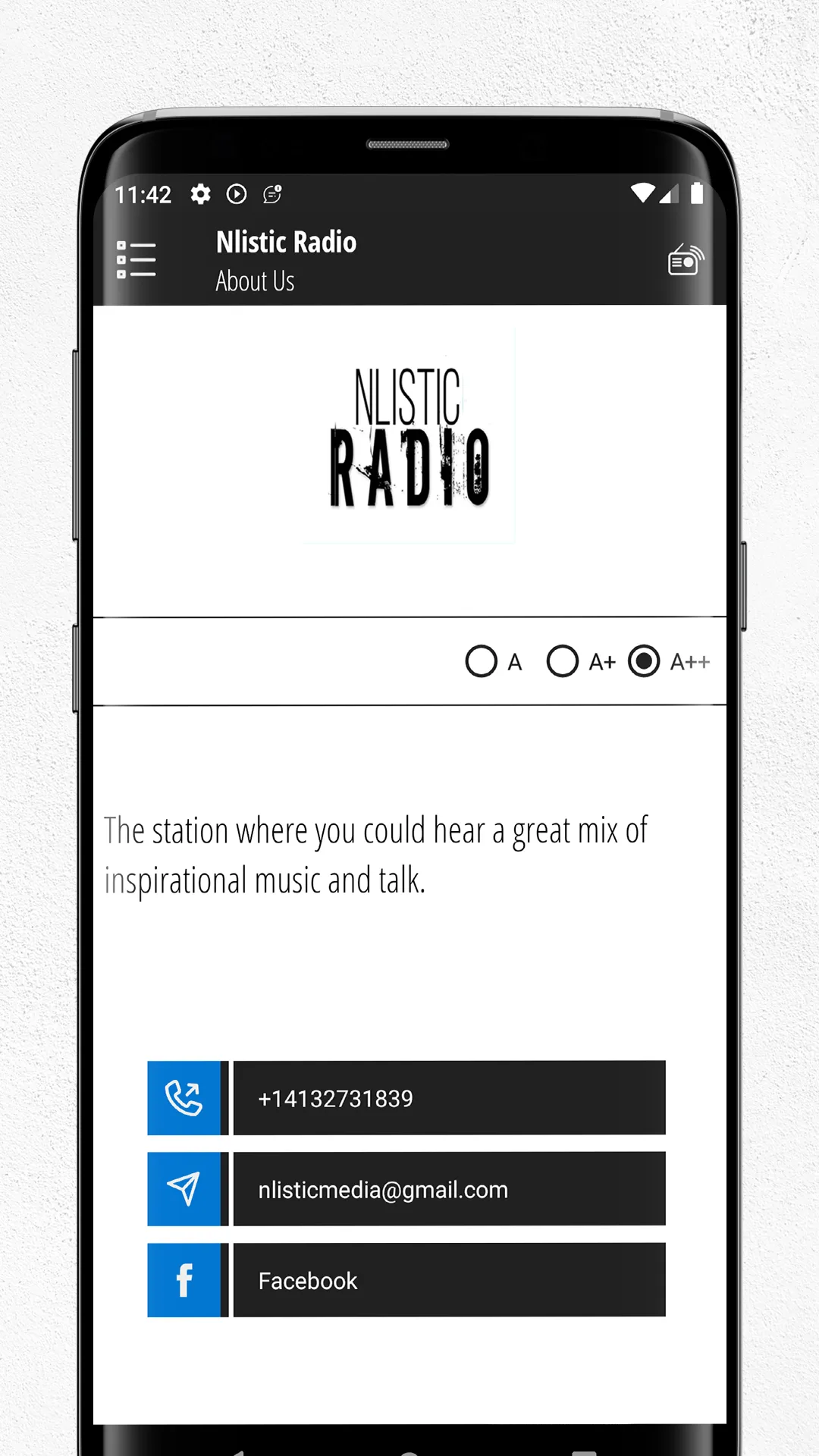 Nlistic Radio | Indus Appstore | Screenshot