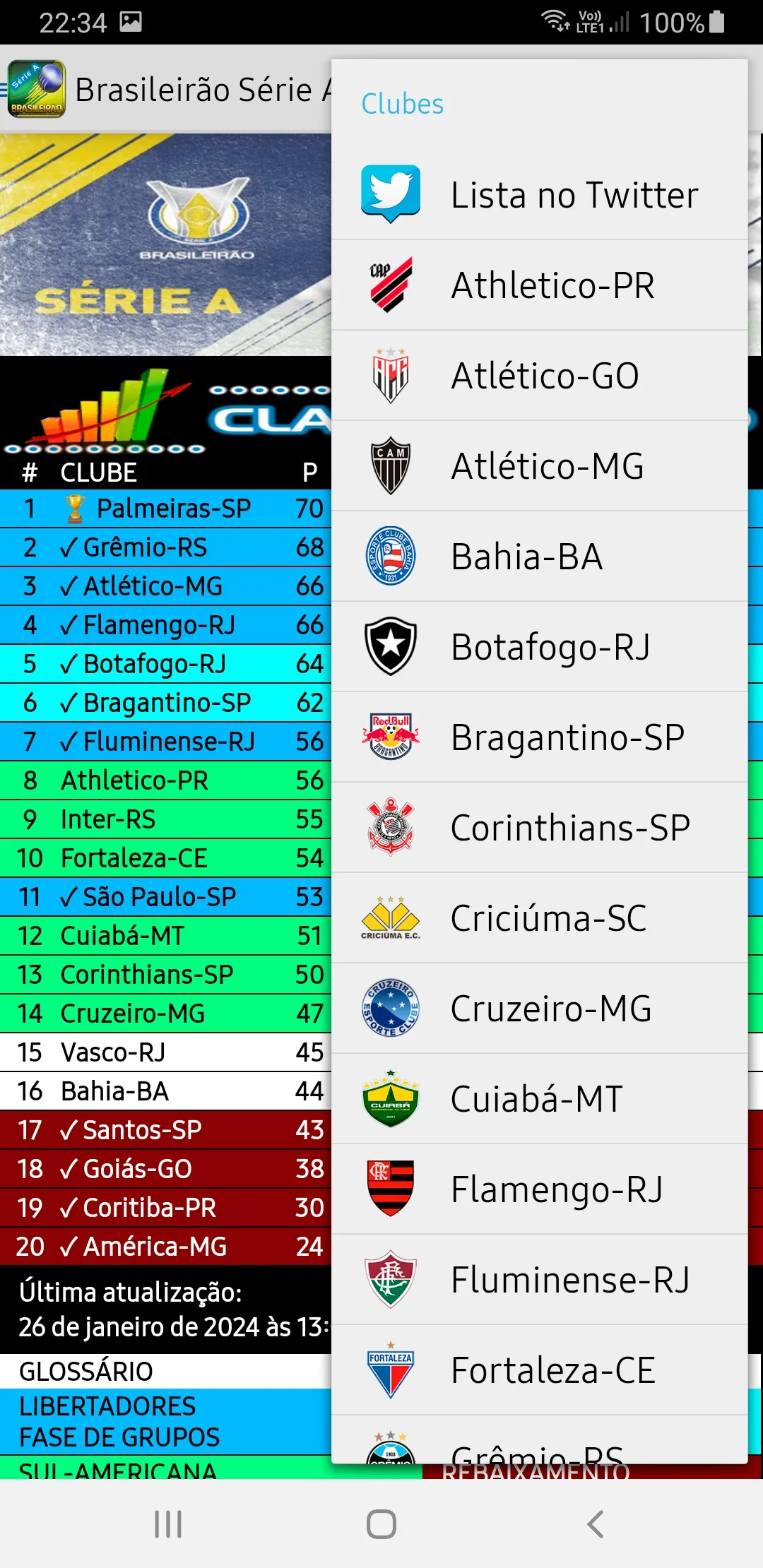 Brasileirão Série A | Indus Appstore | Screenshot