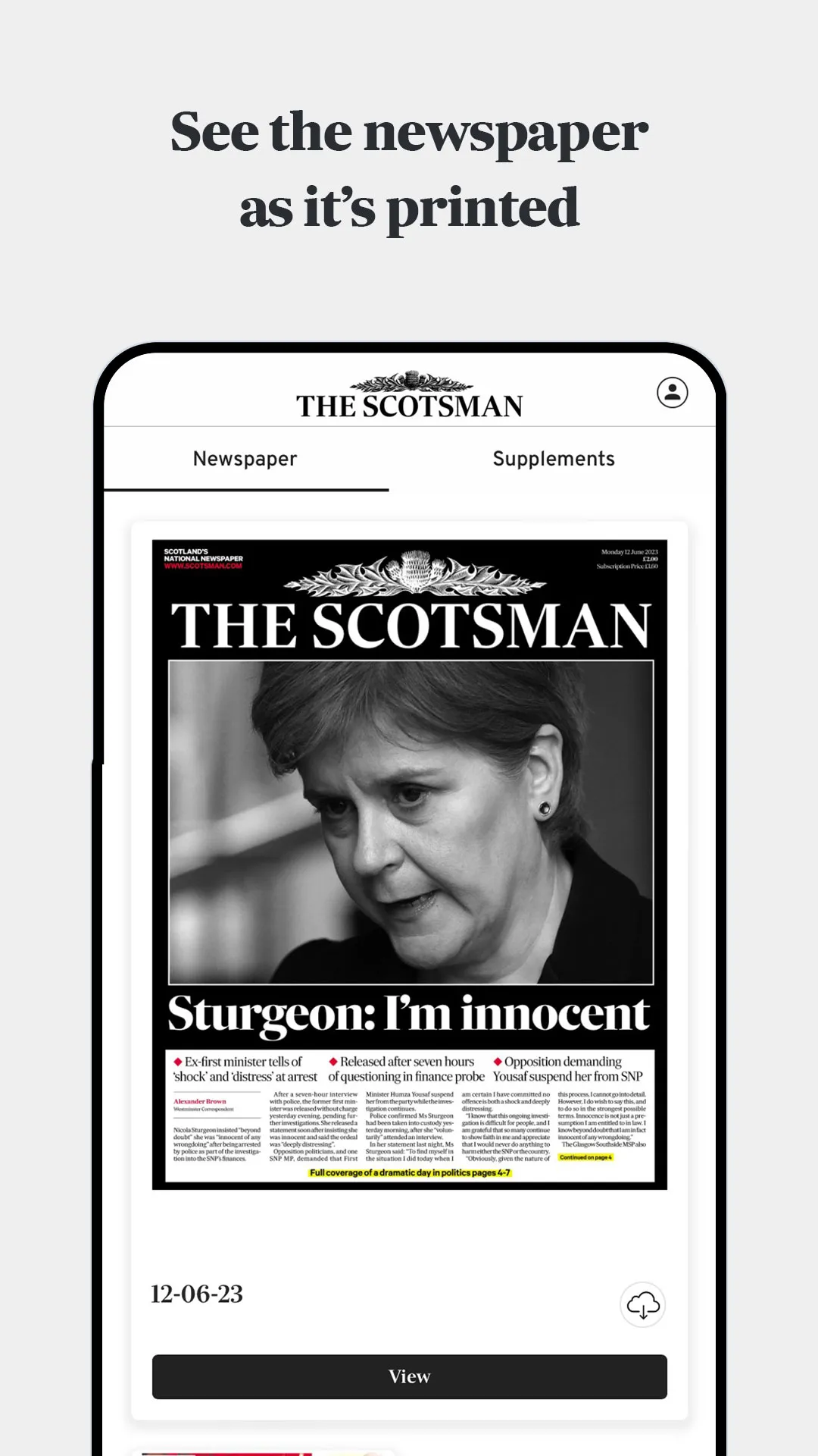 The Scotsman Newspaper | Indus Appstore | Screenshot