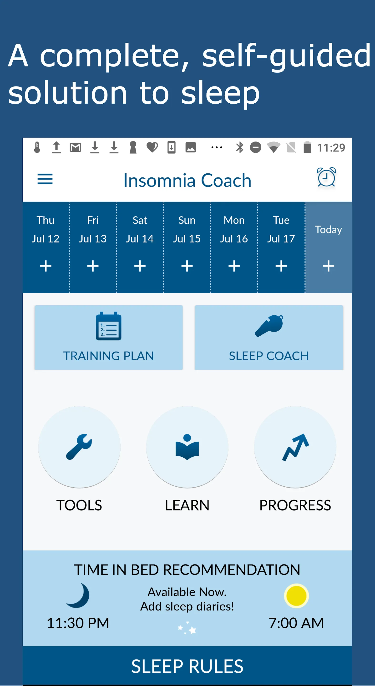 Insomnia Coach | Indus Appstore | Screenshot