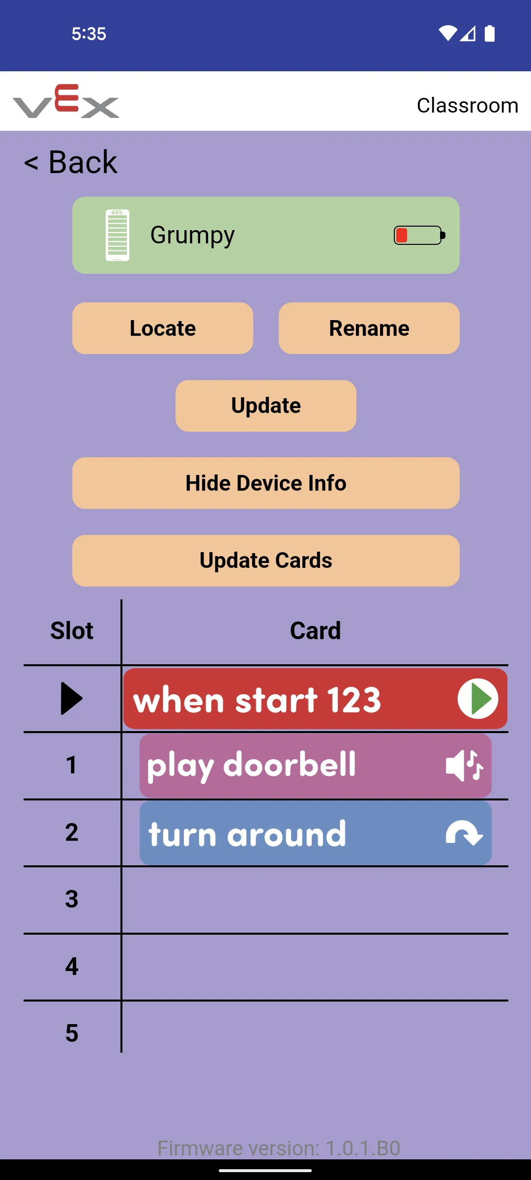 VEX Classroom | Indus Appstore | Screenshot