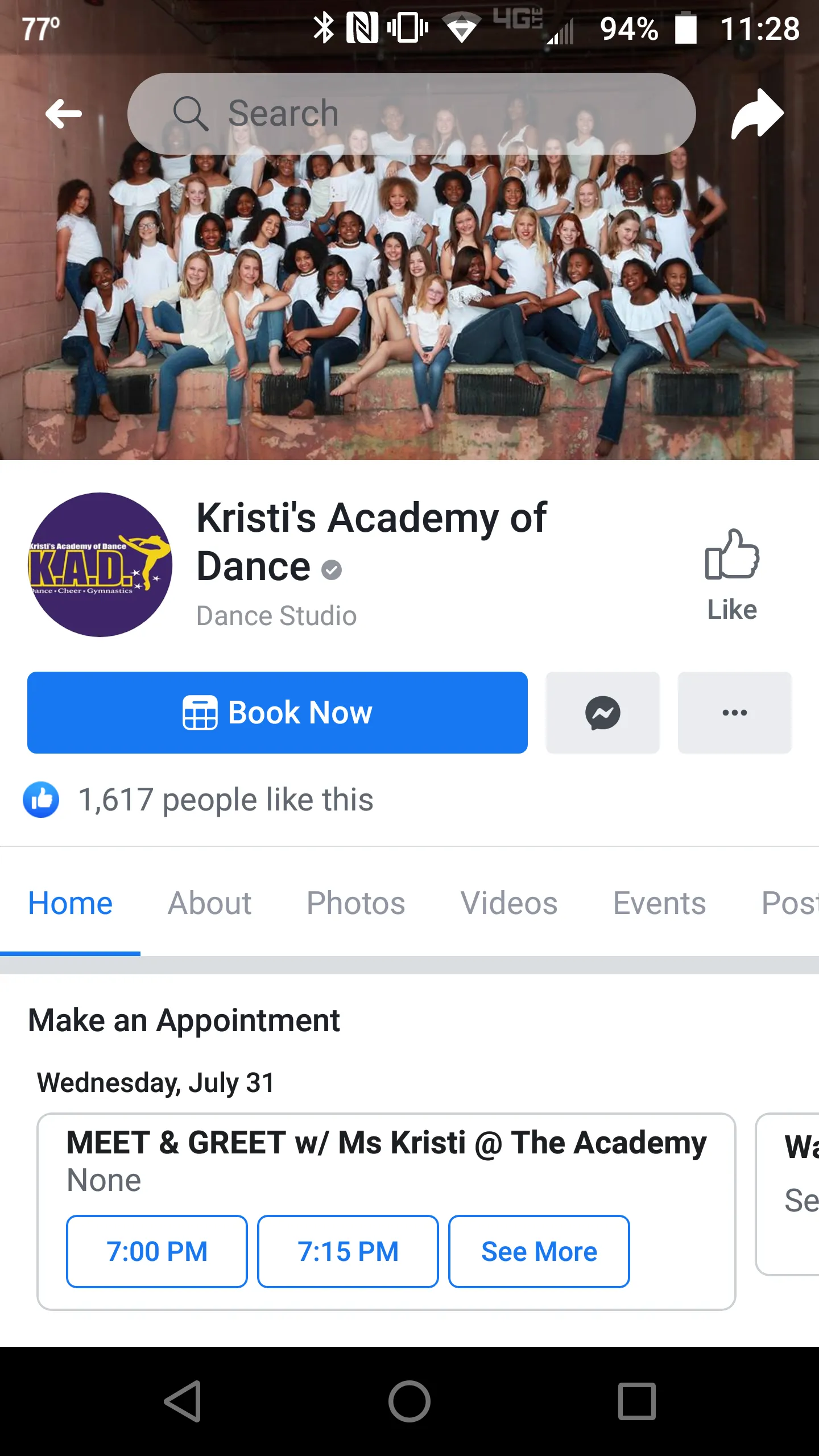 Kristi's Academy of Dance | Indus Appstore | Screenshot