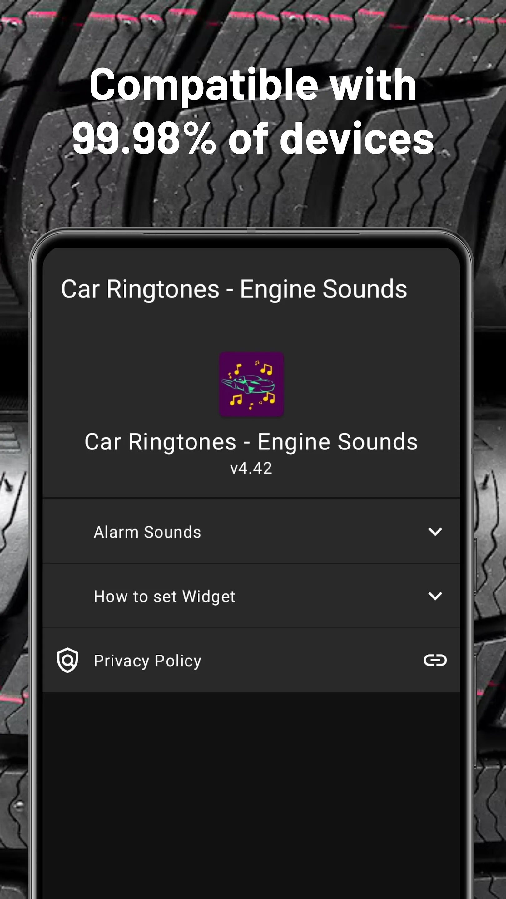 Car Ringtones — Engine Sounds | Indus Appstore | Screenshot