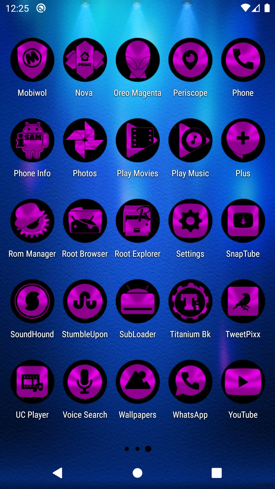 Oreo Magenta Icon Pack | Indus Appstore | Screenshot