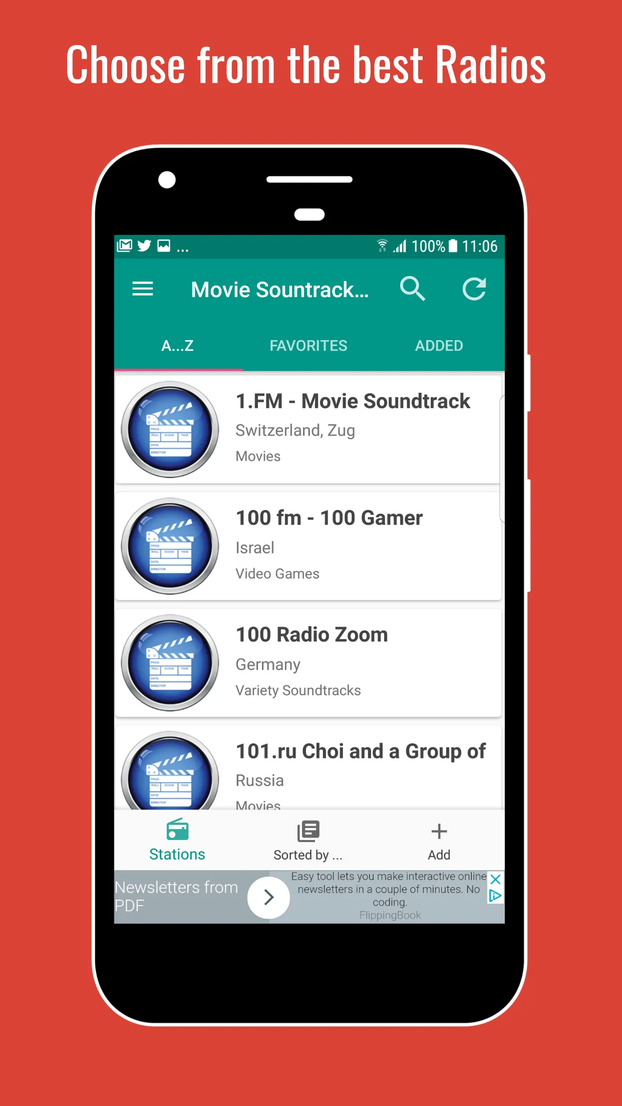 Soundtrack Radio | Indus Appstore | Screenshot