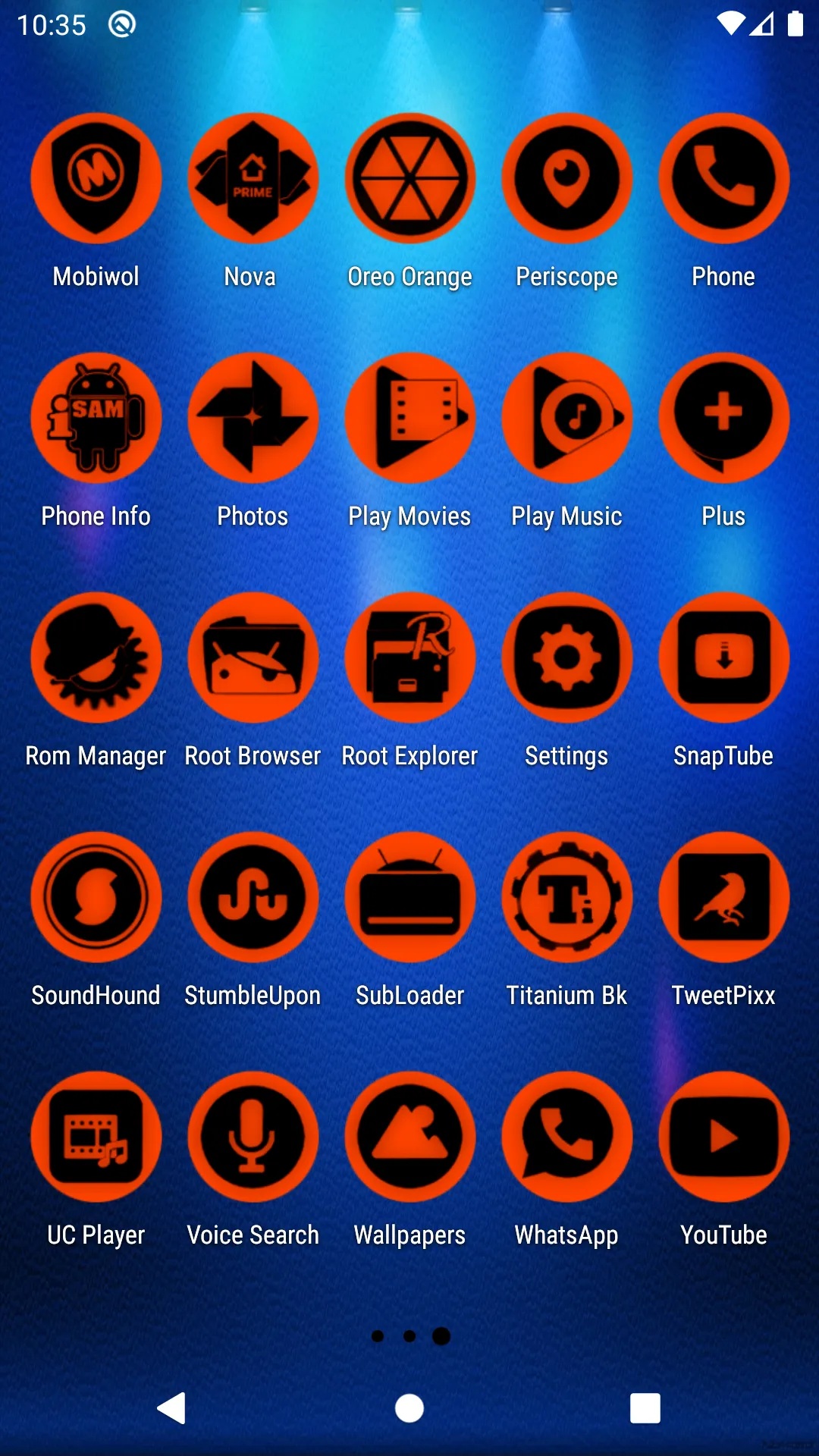 Oreo Orange Icon Pack P2 | Indus Appstore | Screenshot