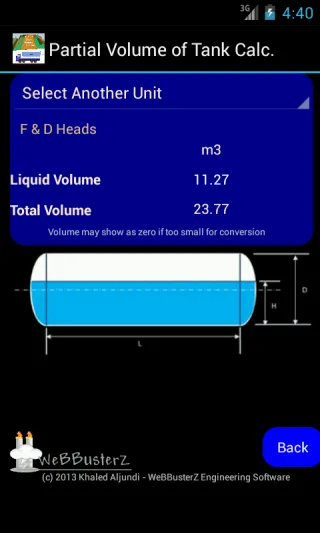 Volume of Tank Calculator Lite | Indus Appstore | Screenshot