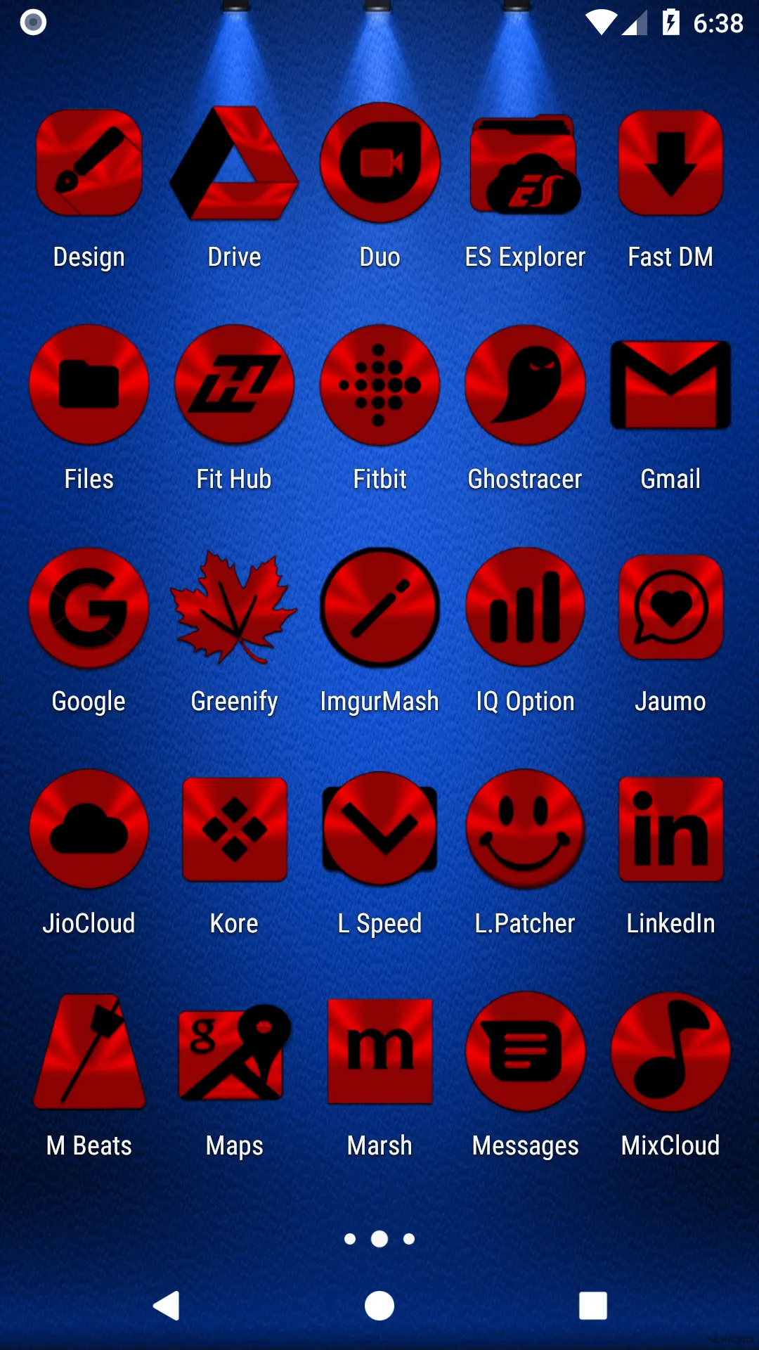 Red and Black Icon Pack | Indus Appstore | Screenshot