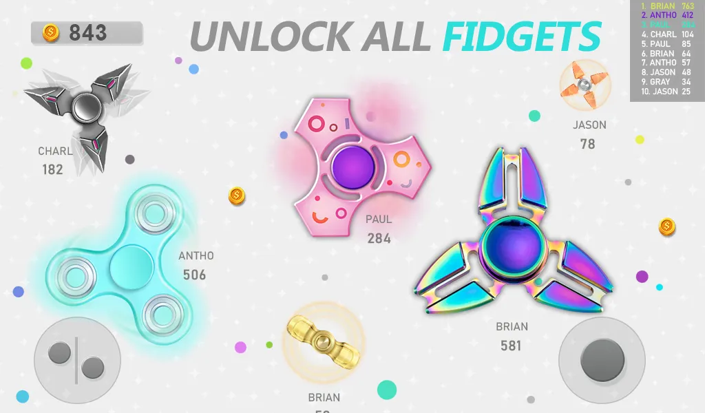 Realtime Fidget Spinner Games | Indus Appstore | Screenshot