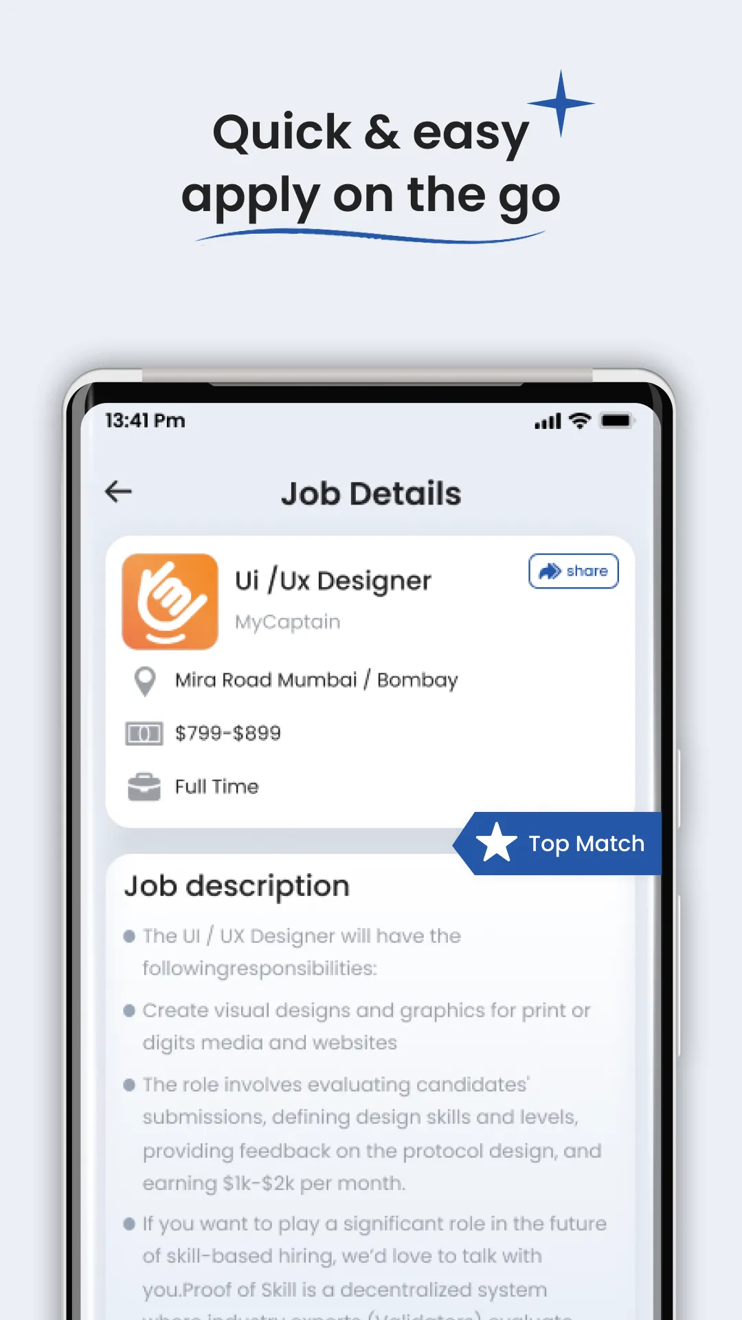 Job Search App - Uplancer | Indus Appstore | Screenshot