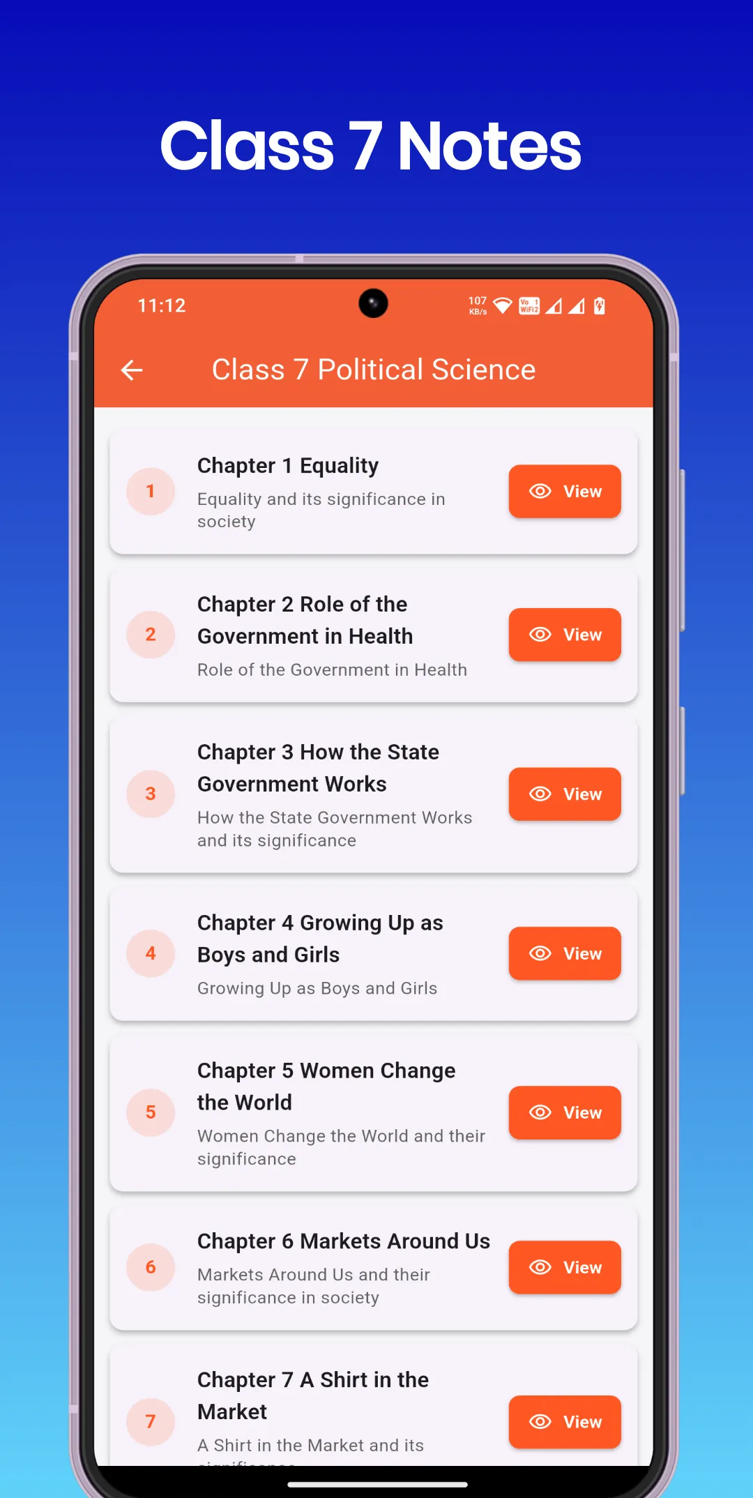 Class 7 Notes | Indus Appstore | Screenshot