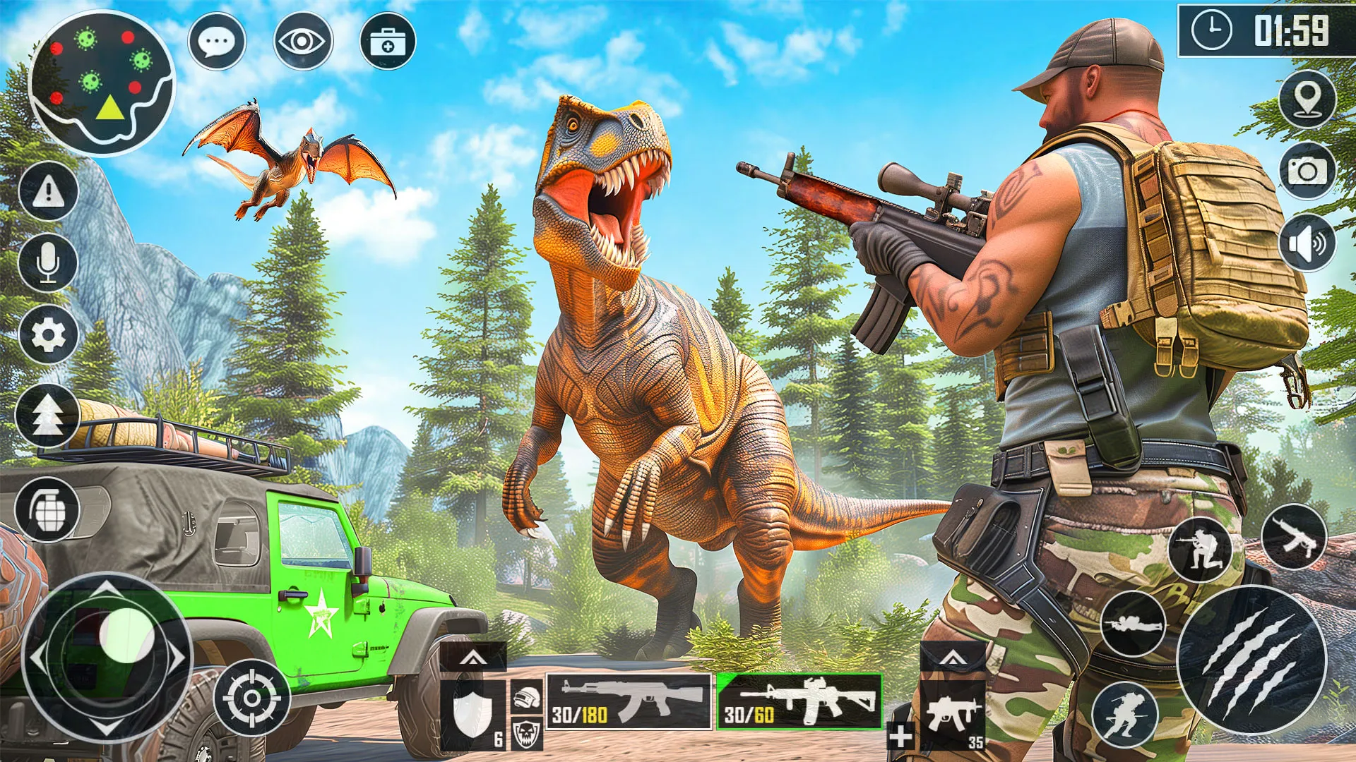 Dinosaur Hunter Shooting Games | Indus Appstore | Screenshot