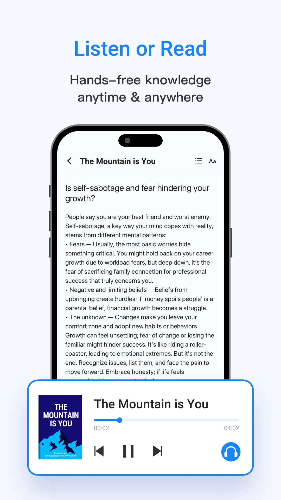 LeapAhead - Daily Book Cast | Indus Appstore | Screenshot