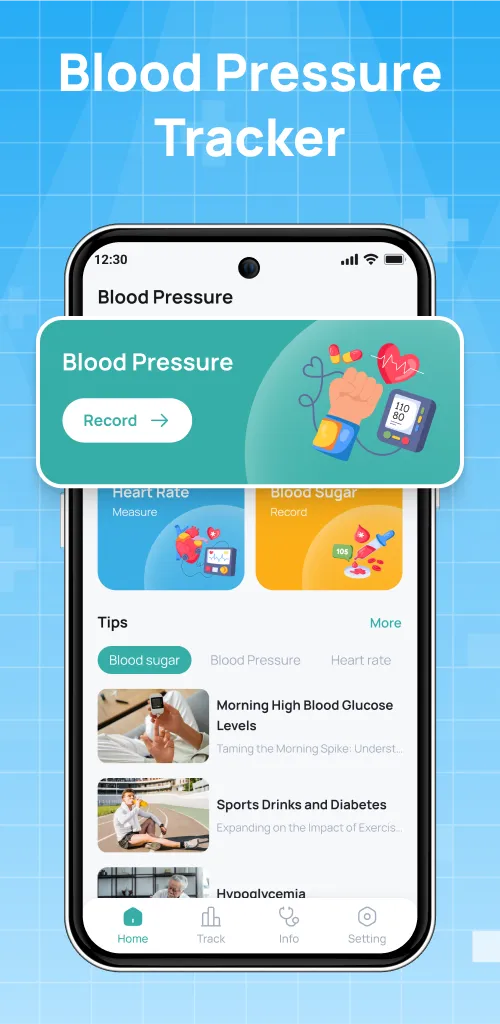 Blood Pressure & Sugar Tracker | Indus Appstore | Screenshot