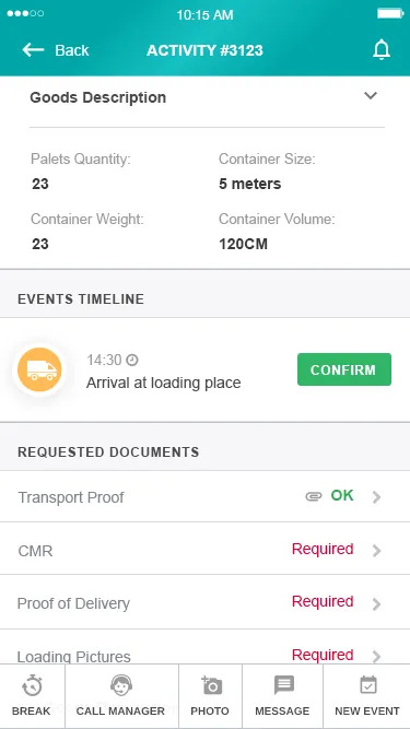 Gruber Logistics Driver APP | Indus Appstore | Screenshot