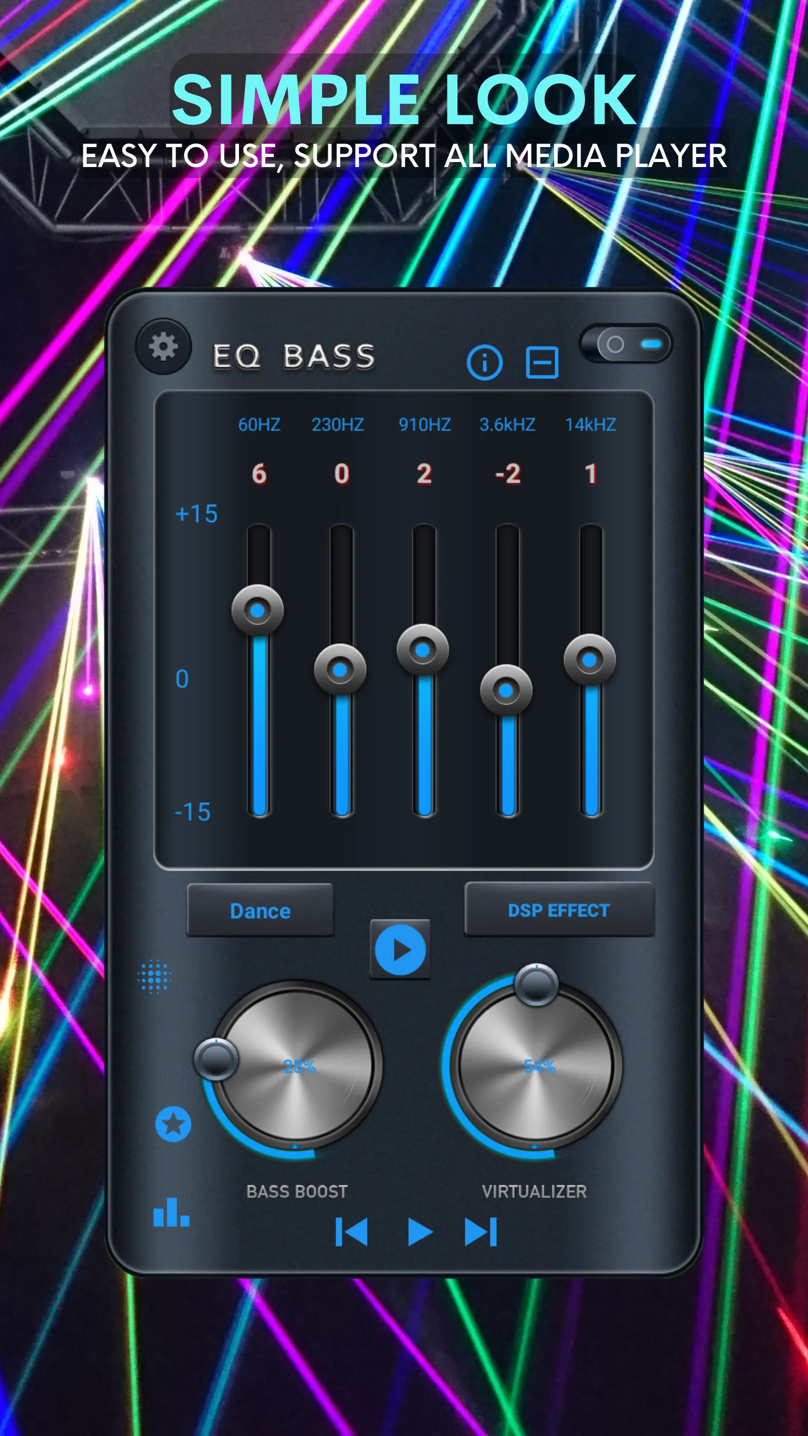 Bass Booster For Media Player | Indus Appstore | Screenshot