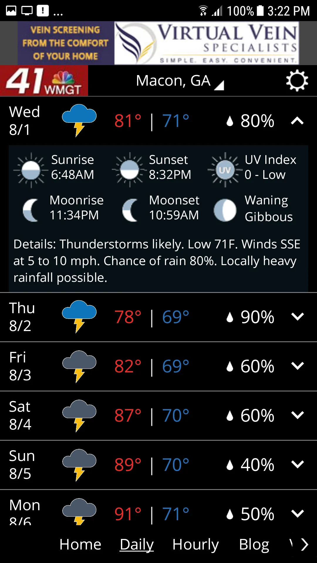 41NBC AccuWeather App | Indus Appstore | Screenshot