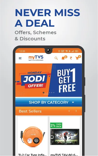 myTVS Parts & Accessories | Indus Appstore | Screenshot
