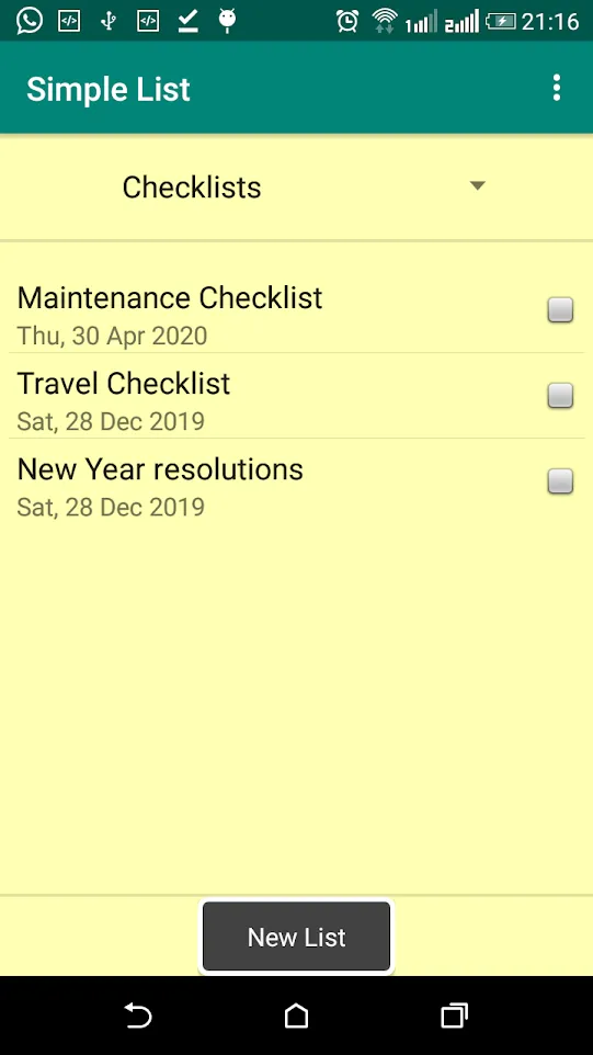 Simple List | Indus Appstore | Screenshot