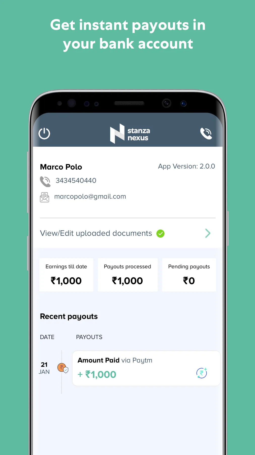 Stanza Nexus: Refer & Earn | Indus Appstore | Screenshot